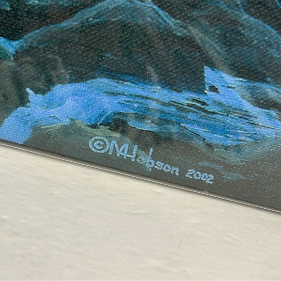 Ocean Lighthouse Canvas Art - Blue and White - Picture 3 of 5